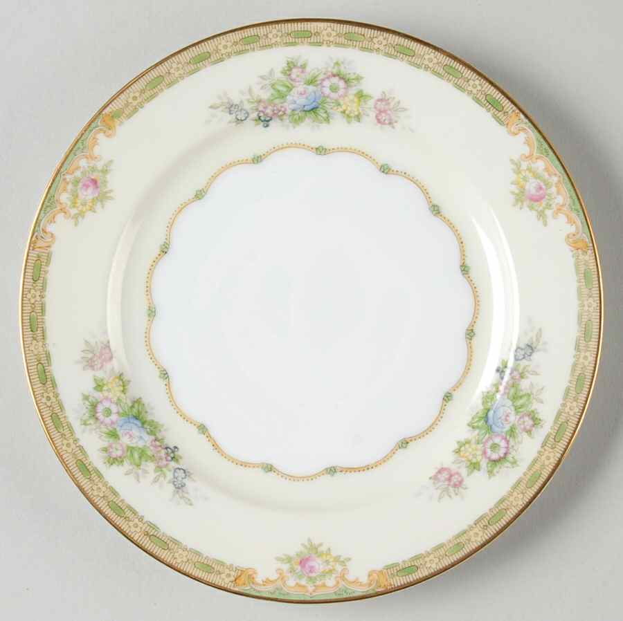 Woodbine Bread & Butter Plate by Meito-1