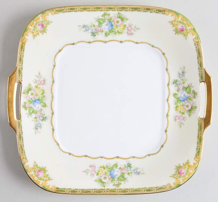 Woodbine Handled Cake Plate by Meito-1