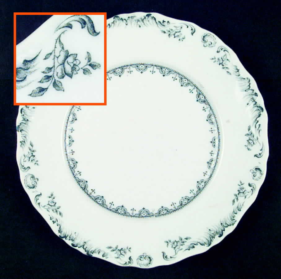 Acantha Luncheon Plate by J & G Meakin-1