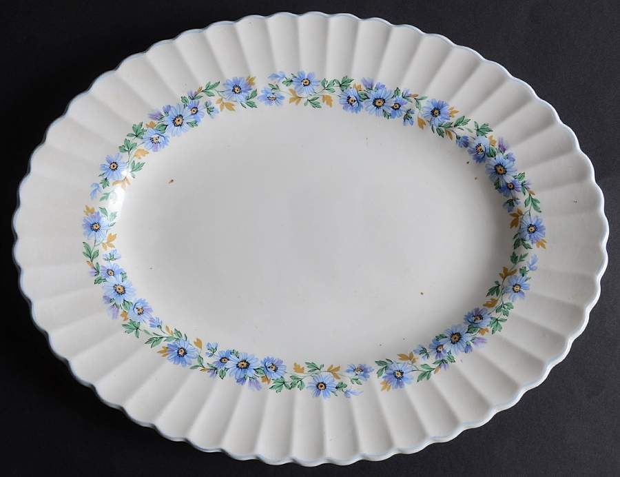 Alpine Mist 12" Oval Serving Platter by J & G Meakin-1