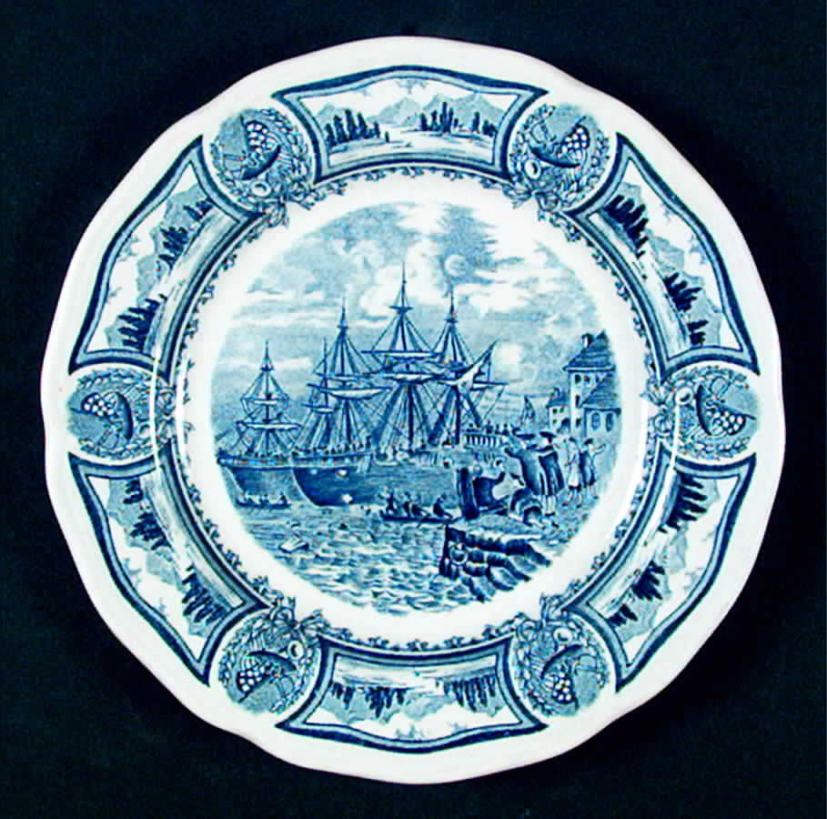 American Heritage Dessert/Pie Plate by J & G Meakin-1