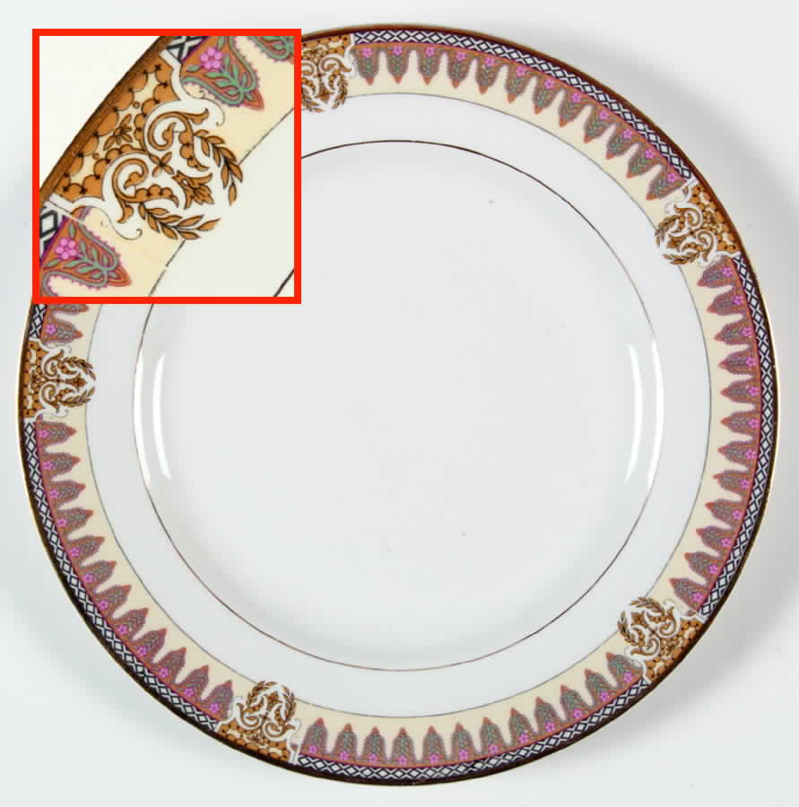 Amiens Luncheon Plate by J & G Meakin-1