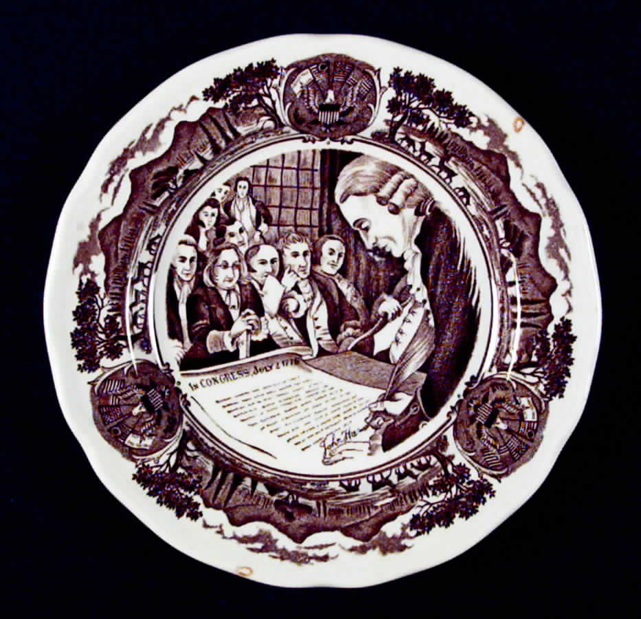 American Legend Brown Dessert/Pie Plate by J & G Meakin-1
