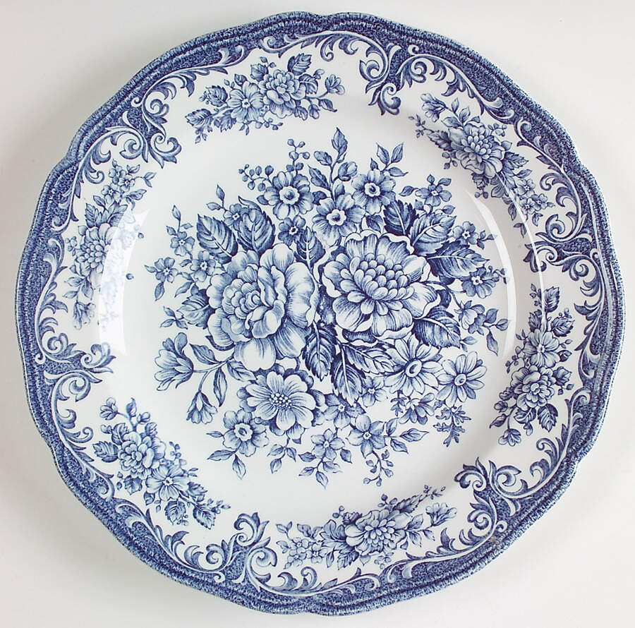 Avondale Blue Dinner Plate by J & G Meakin-1