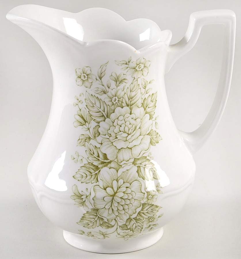 Avondale Green 16 Oz Pitcher by J & G Meakin-1