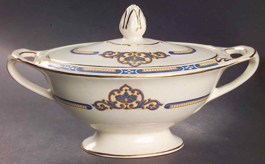 The Belmont Sugar Bowl & Lid by J & G Meakin-1