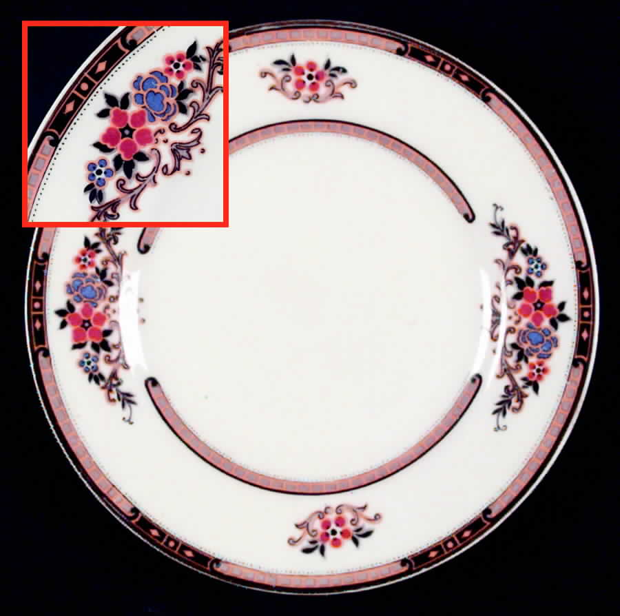 Birtley Bread & Butter Plate by J & G Meakin-1