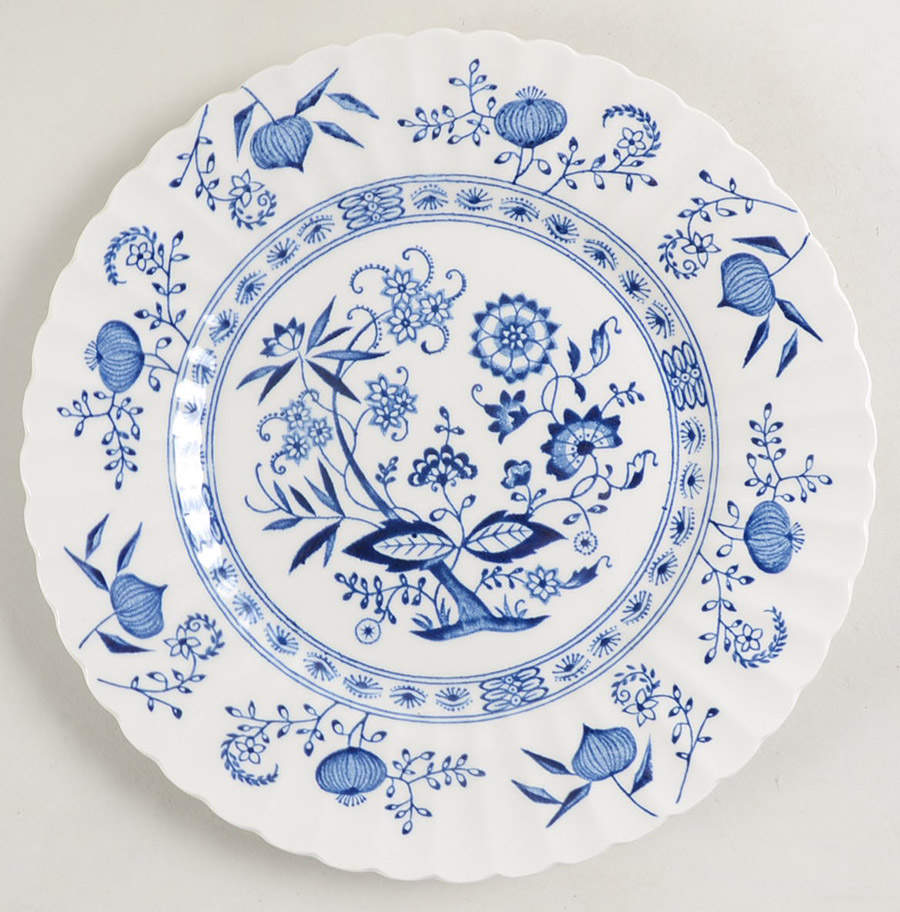 Blue Nordic Luncheon Plate by J & G Meakin-1