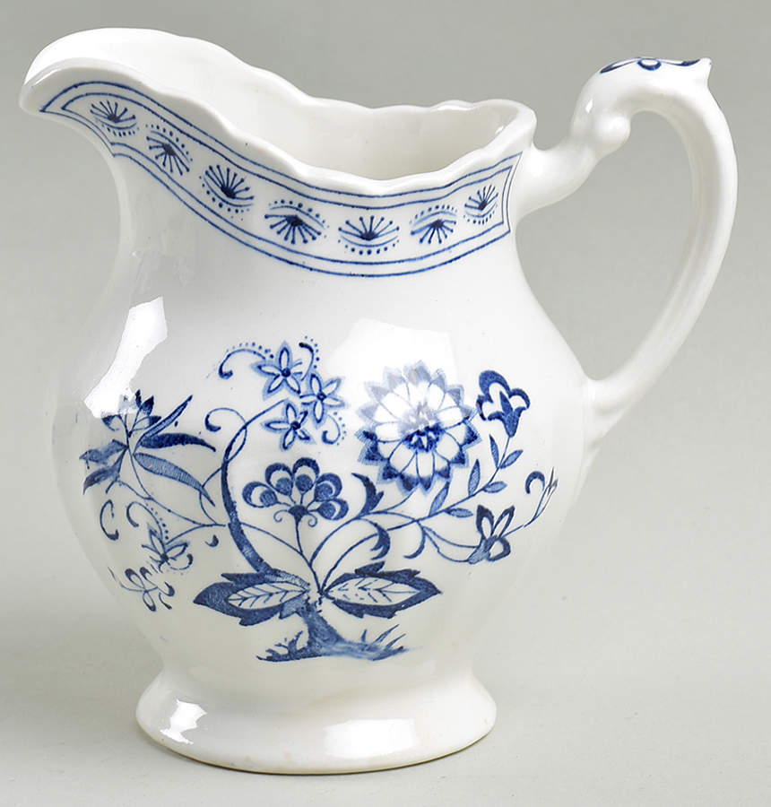 Blue Nordic Creamer by J & G Meakin-1