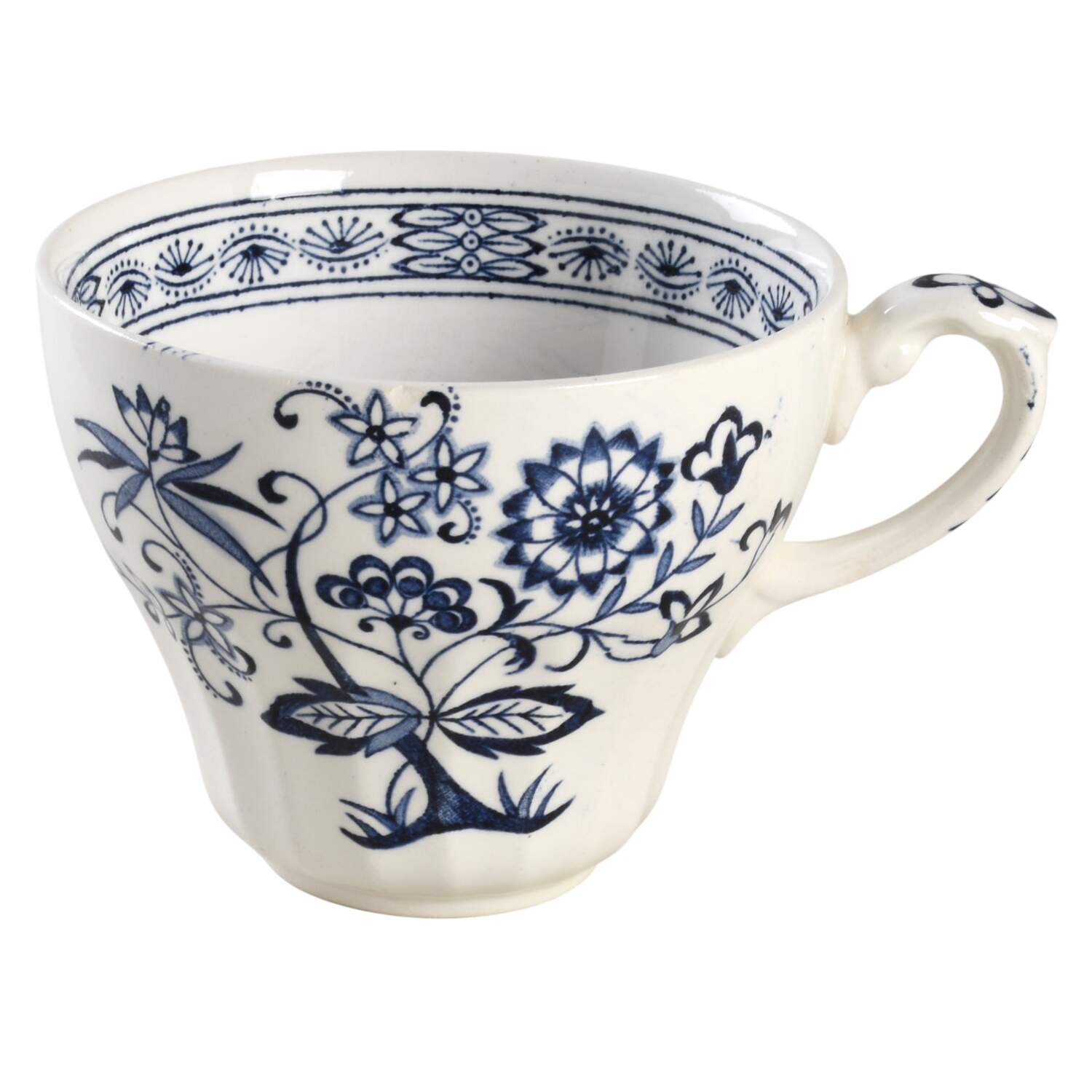 Blue Nordic Flat Cup by J & G Meakin-1