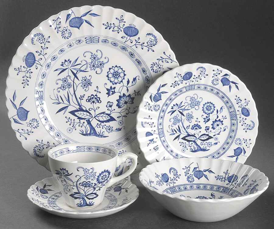 Blue Nordic 5 Piece Place Setting by J & G Meakin-1