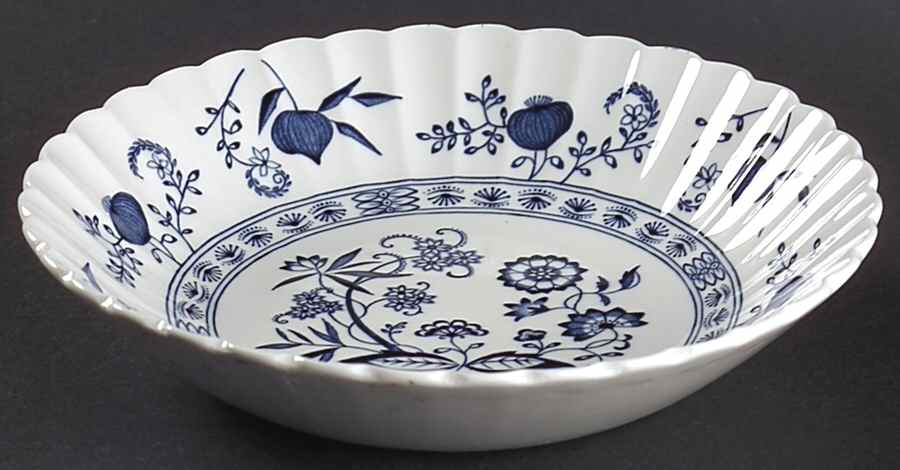 Blue Nordic Coupe Soup Bowl by J & G Meakin-1