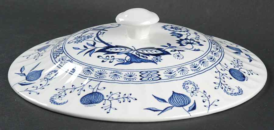 Blue Nordic Lid for Round Vegetable by J & G Meakin-1