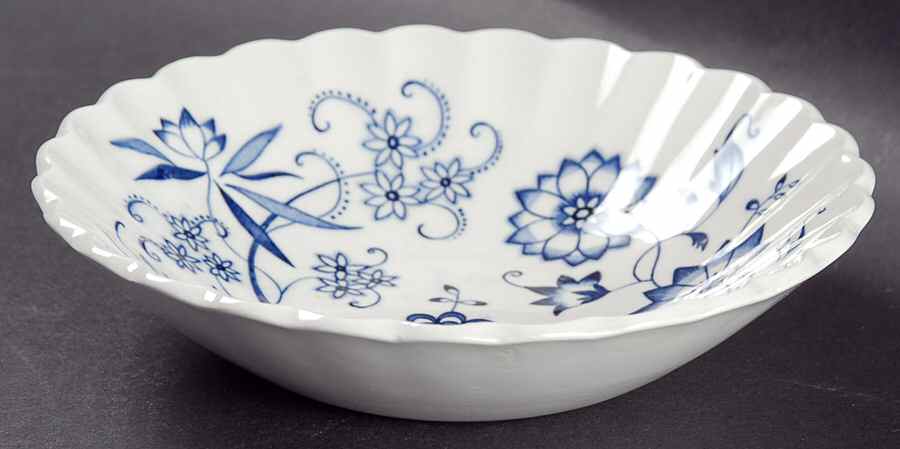 Blue Nordic Fruit/Dessert (Sauce) Bowl by J & G Meakin-1