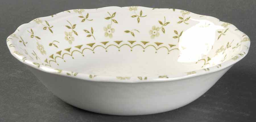 Blossom Time Green Fruit/Dessert (Sauce) Bowl by J & G Meakin-1