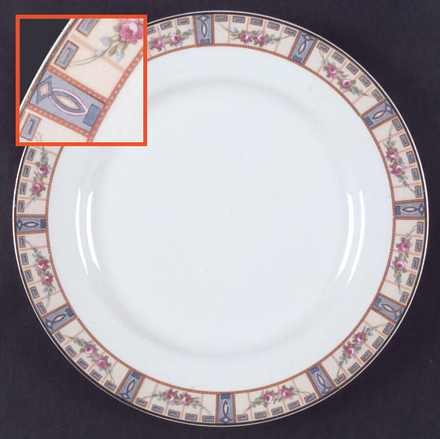 Candida Luncheon Plate by J & G Meakin-1