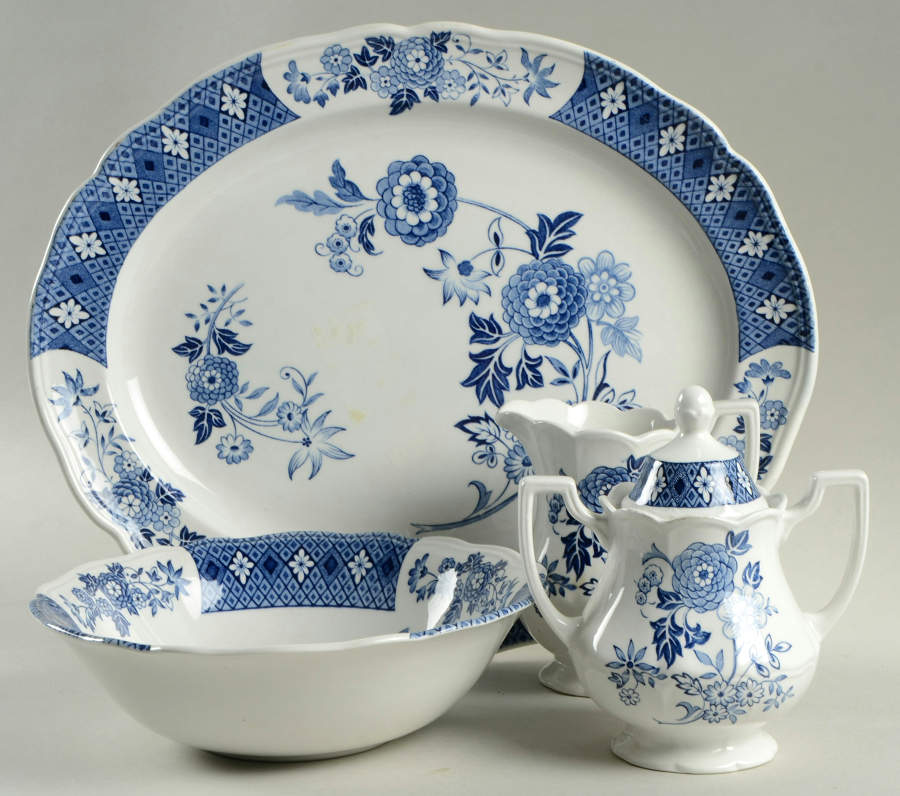 Cathay 5 Piece Hostess Set by J & G Meakin-1