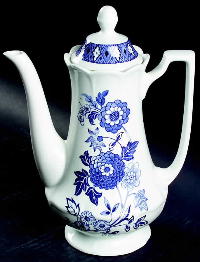 Cathay Coffee Pot & Lid by J & G Meakin-1