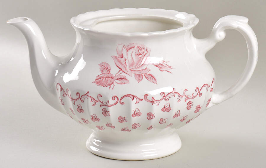 Chantilly Teapot No Lid by J & G Meakin-1