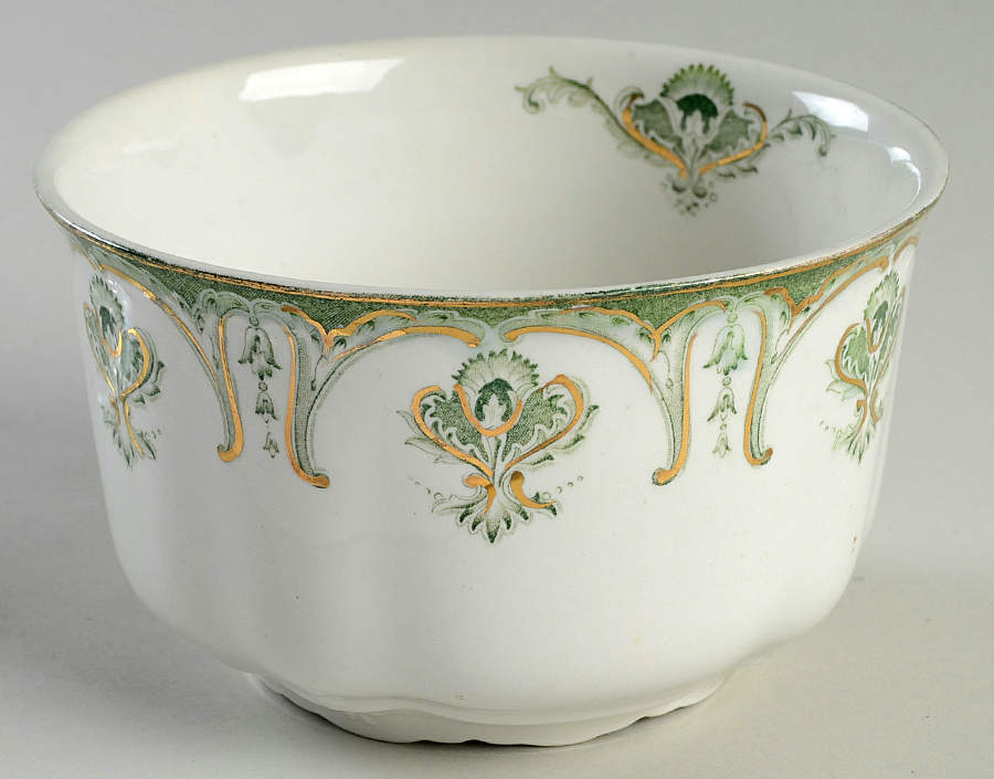 Chatham Green Cranberry Bowl by J & G Meakin-1