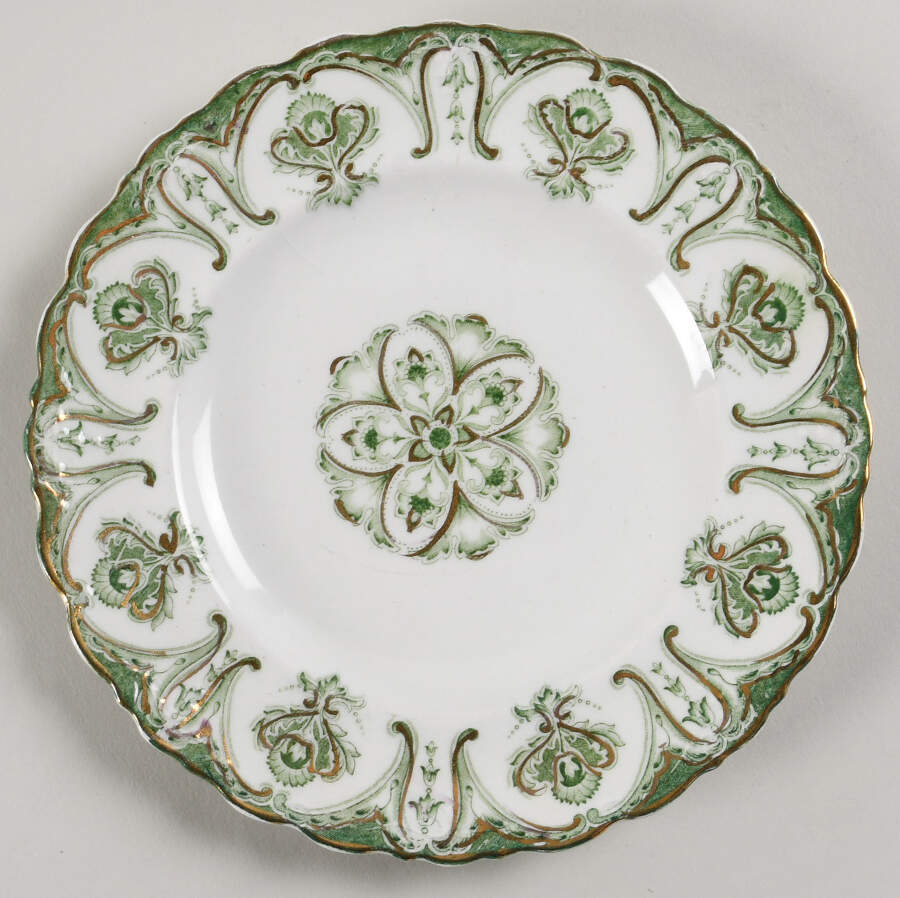 Chatham Green Dessert/Pie Plate by J & G Meakin-1