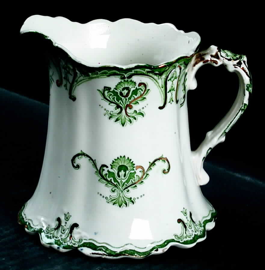 Chatham Green Creamer by J & G Meakin-1