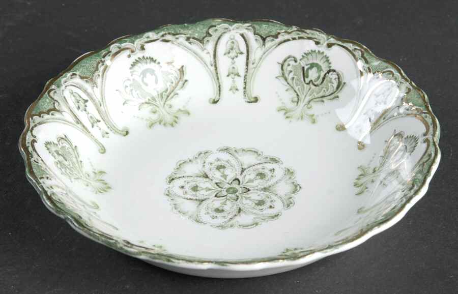 Chatham Green Fruit/Dessert (Sauce) Bowl by J & G Meakin-1
