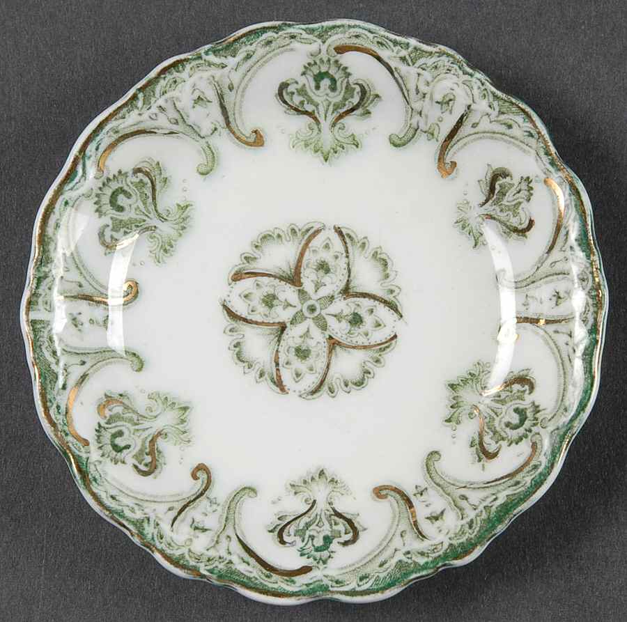 Chatham Green Butter Pat by J & G Meakin-1