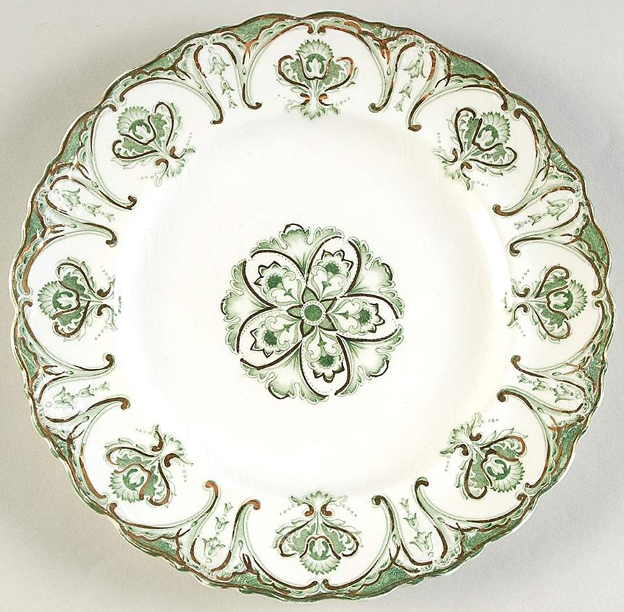 Chatham Green Salad Plate by J & G Meakin-1