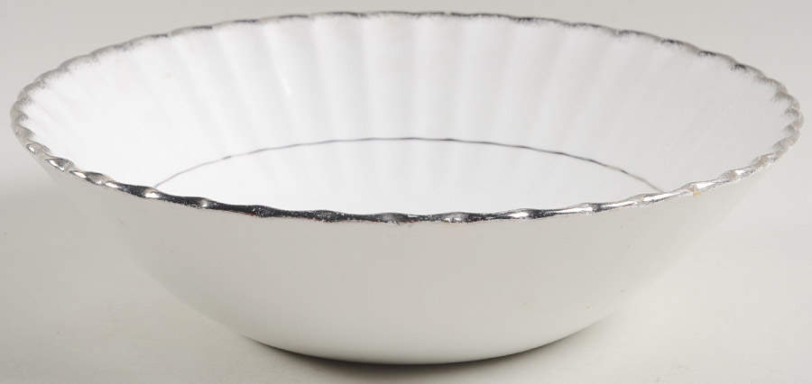 Cheltenham Silver 8" Round Vegetable Bowl by J & G Meakin-1