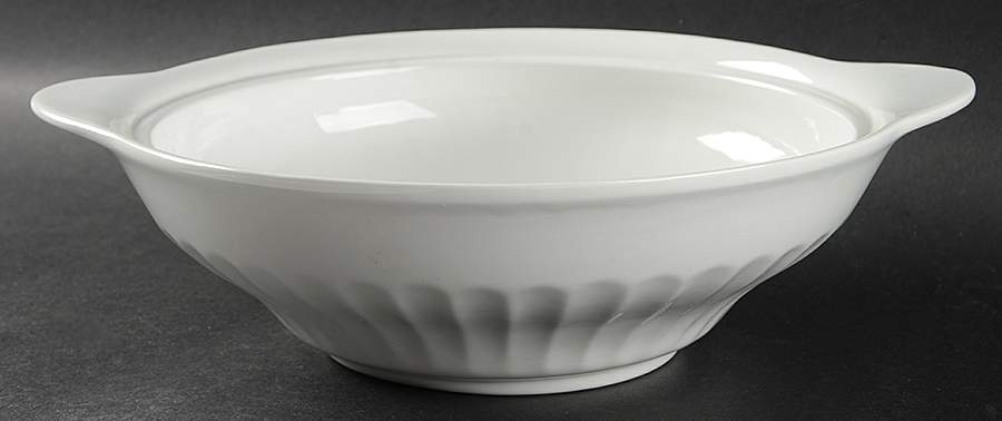 Classic White Tureen No Lid by J & G Meakin-1