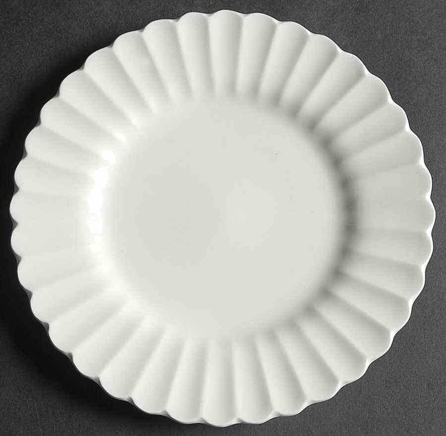 Classic White Salad Plate by J & G Meakin-1