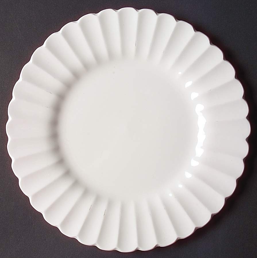 Classic White Dessert/Pie Plate by J & G Meakin-1