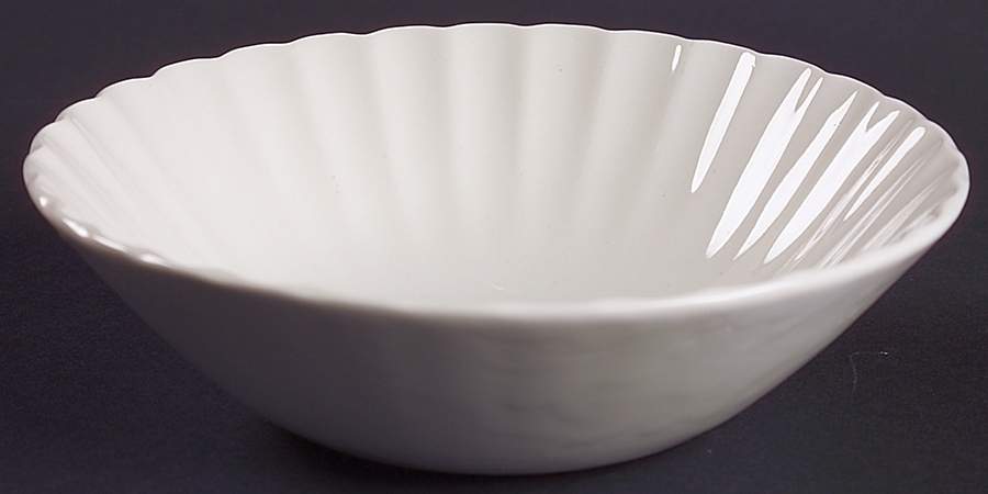 Classic White Coupe Cereal Bowl by J & G Meakin-1