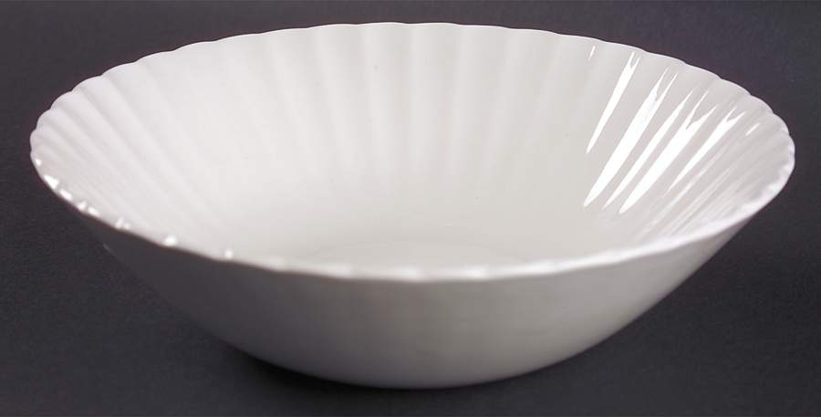 Classic White 8" Round Vegetable Bowl by J & G Meakin-1