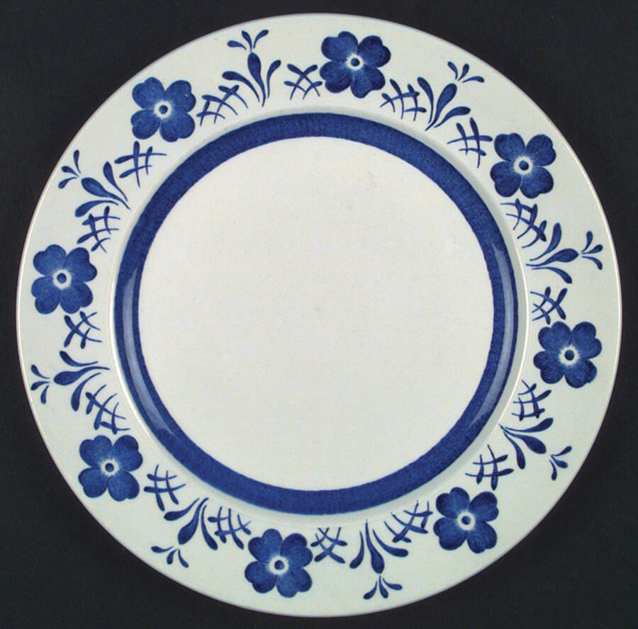 Country Delft Dinner Plate by J & G Meakin-1
