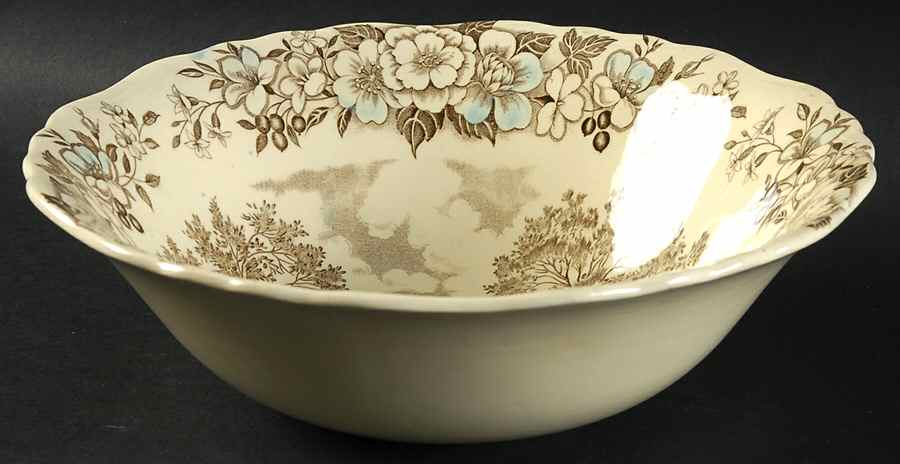 Country Life 8" Round Vegetable Bowl by J & G Meakin-1
