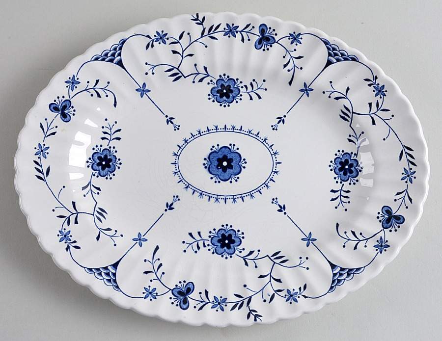 Copenhagen 12" Oval Serving Platter by J & G Meakin-1
