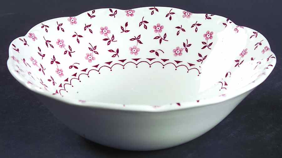 Cornflower Pink Coupe Cereal Bowl by J & G Meakin-1
