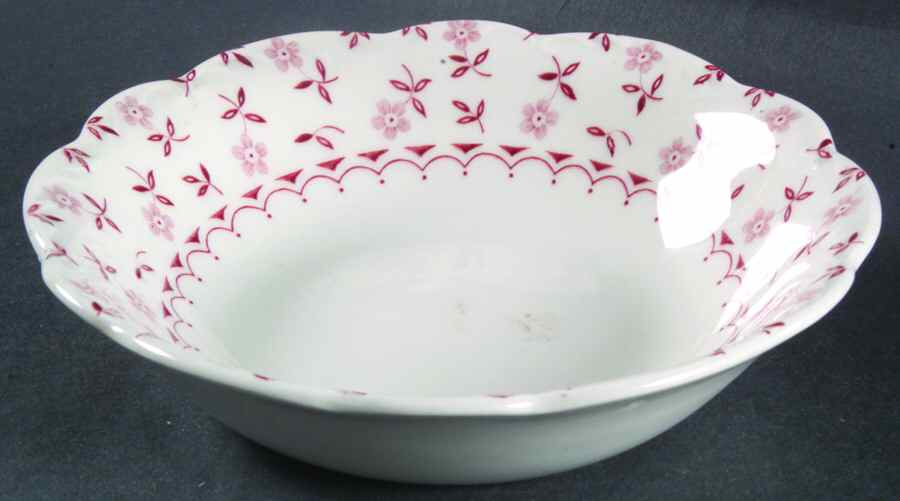 Cornflower Pink Fruit/Dessert (Sauce) Bowl by J & G Meakin-1