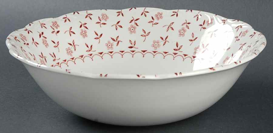 Cornflower Pink 8" Round Vegetable Bowl by J & G Meakin-1