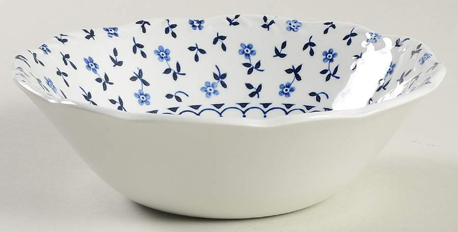 Cornflower Blue Coupe Cereal Bowl by J & G Meakin-1