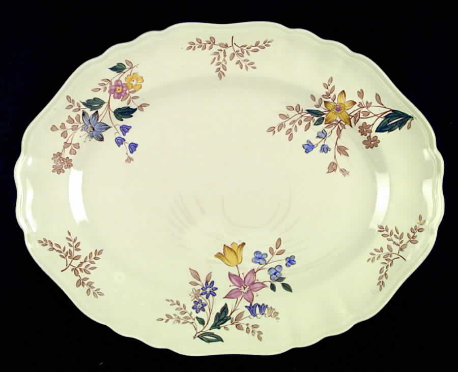 Cotswold 14" Oval Serving Platter by J & G Meakin-1