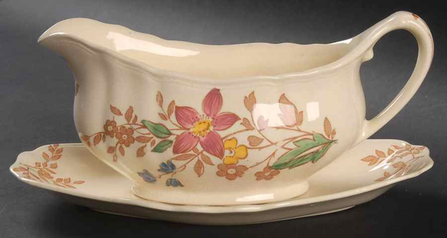 Cotswold Gravy Boat & Underplate/Relish by J & G Meakin-1