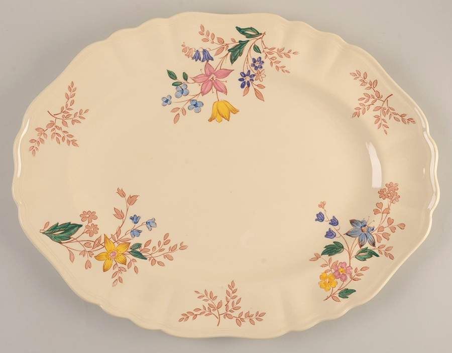 Cotswold 16" Oval Serving Platter by J & G Meakin-1