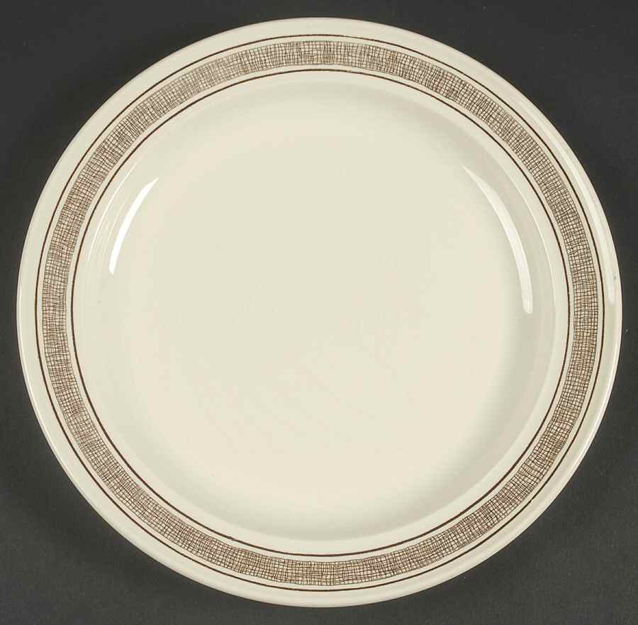 Country Tweed Brown Dinner Plate by J & G Meakin-1