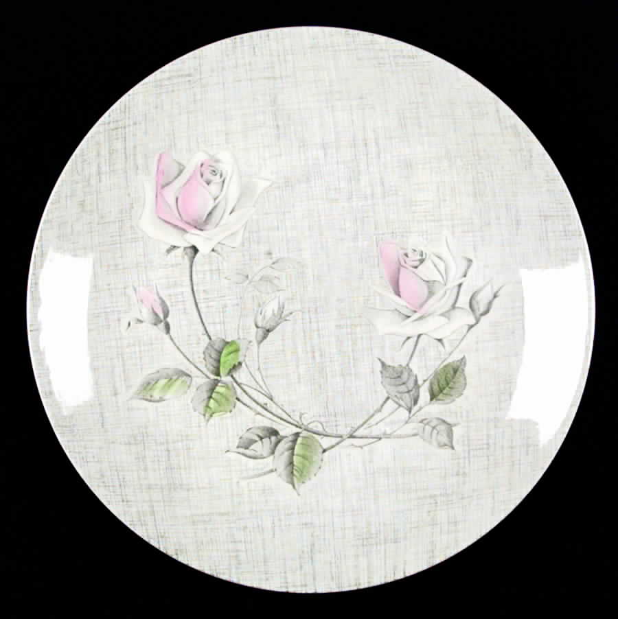 Devon Rose (Pink) Dinner Plate by J & G Meakin-1