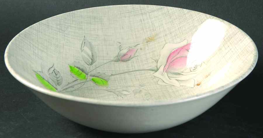 Devon Rose (Pink) Coupe Cereal Bowl by J & G Meakin-1