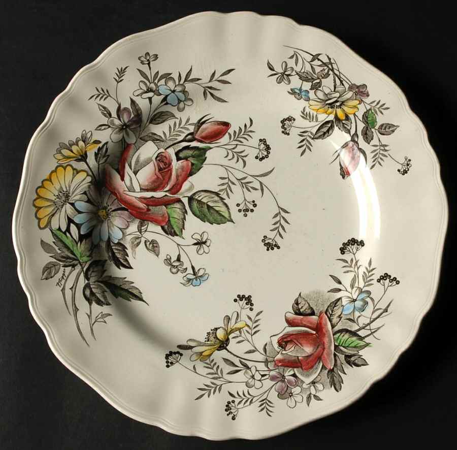 Devonshire Dinner Plate by J & G Meakin-1