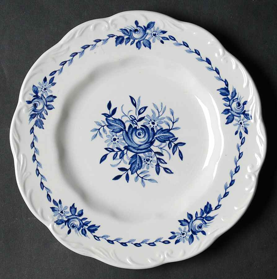 Dresden Blue Dessert/Pie Plate by J & G Meakin-1